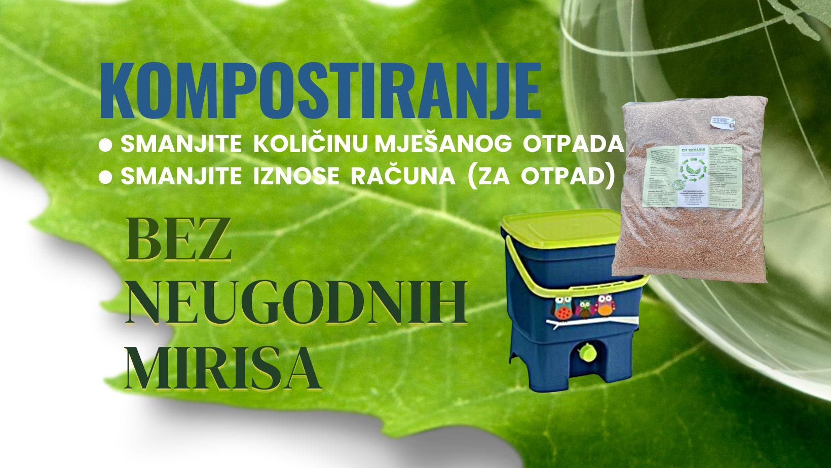 Prirodan povratak organske tvari zemlji – manje otpada, više života i vrijednog humusa za tlo.